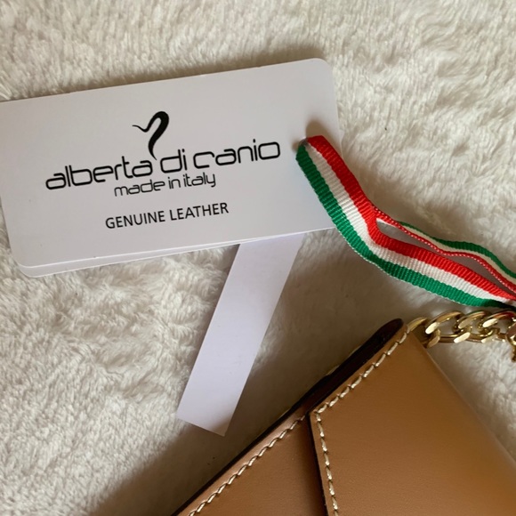 NEW Alberta Di Canio Leather Purse ITALY - Picture 8 of 16